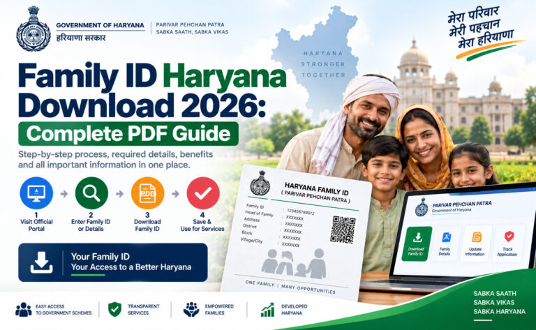 Family ID Haryana Download 2026 Complete PDF Guide