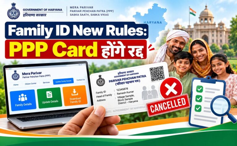 Family ID new rules 2026 — PPP card cancellation official update